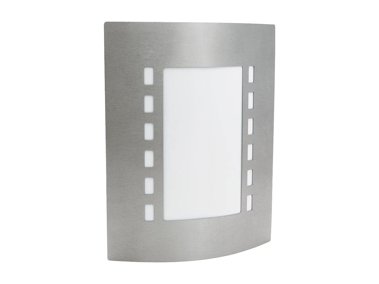 Lampa ?cienna GREGAL w stylu klasycznym - Wysoko?? 28 cm - E27 20W - stal nierdzewna - stal nierdzewna