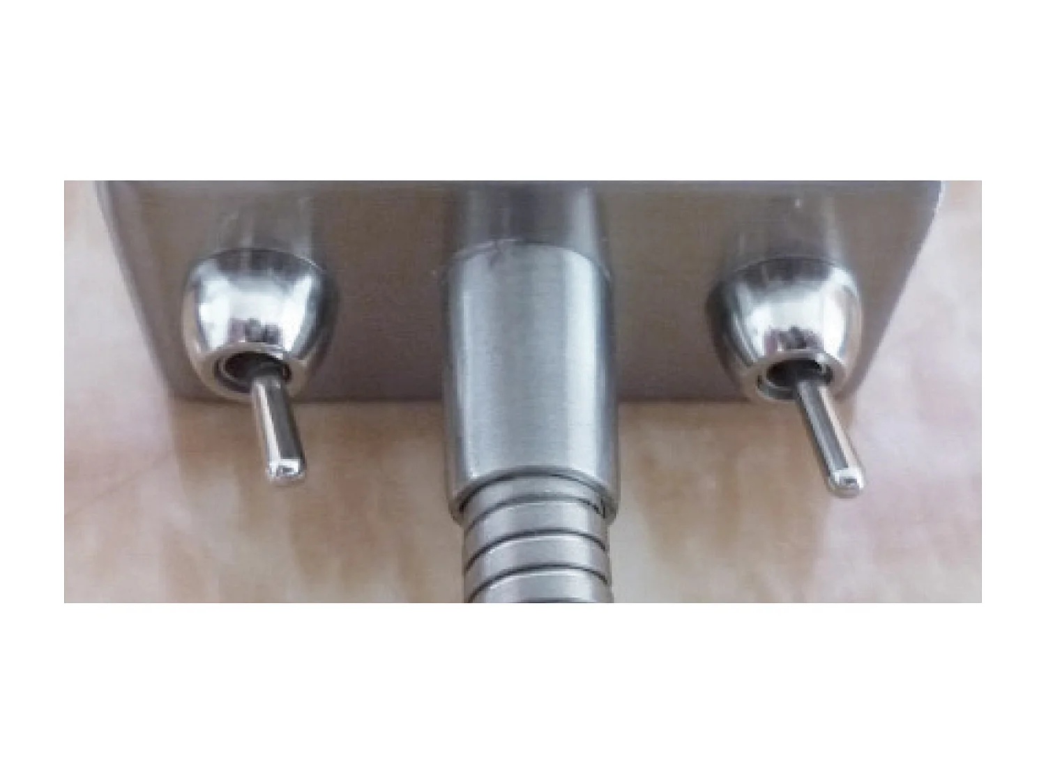 Kinkiet FIRENZE w stylu klasycznym - wys. 43 cm - E27 60W + 3W LED SMD - 2x w?./wy?. - stal i bawe?na - nikiel satynowany i bia?y - IP20