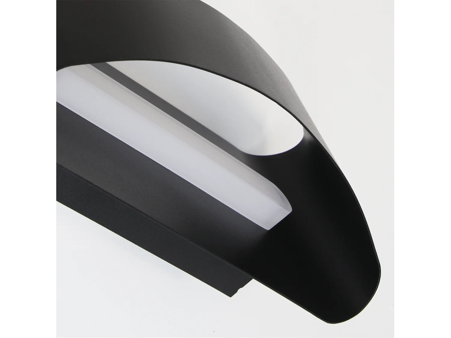 Lampa ?cienna COOPER nowoczesny i uniwersalny styl - Szeroko?? 24 cm - LED SMD 9W - 850lm i 3K - góra i dó? - stal i czer?