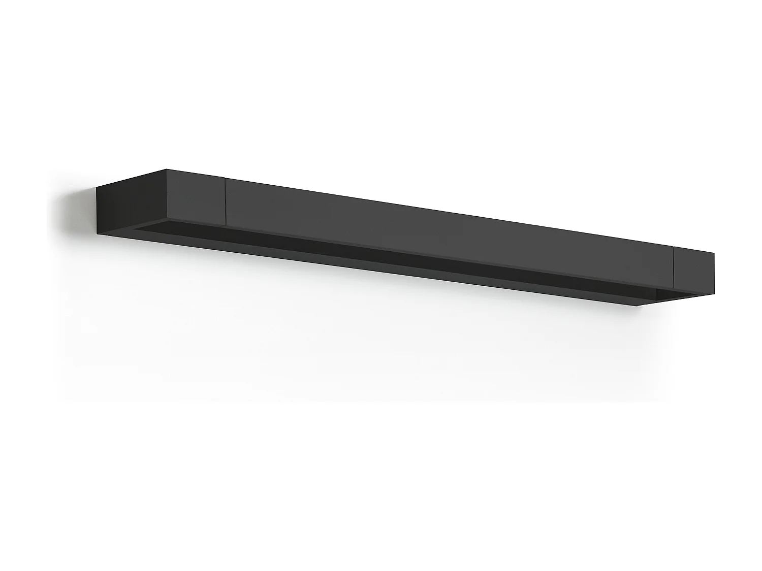 TILT moderne stijl wandlamp - L.60 cm - 18W SMD LED - 2165 lm en 4K 270 graden - aluminium en zwart - IP44