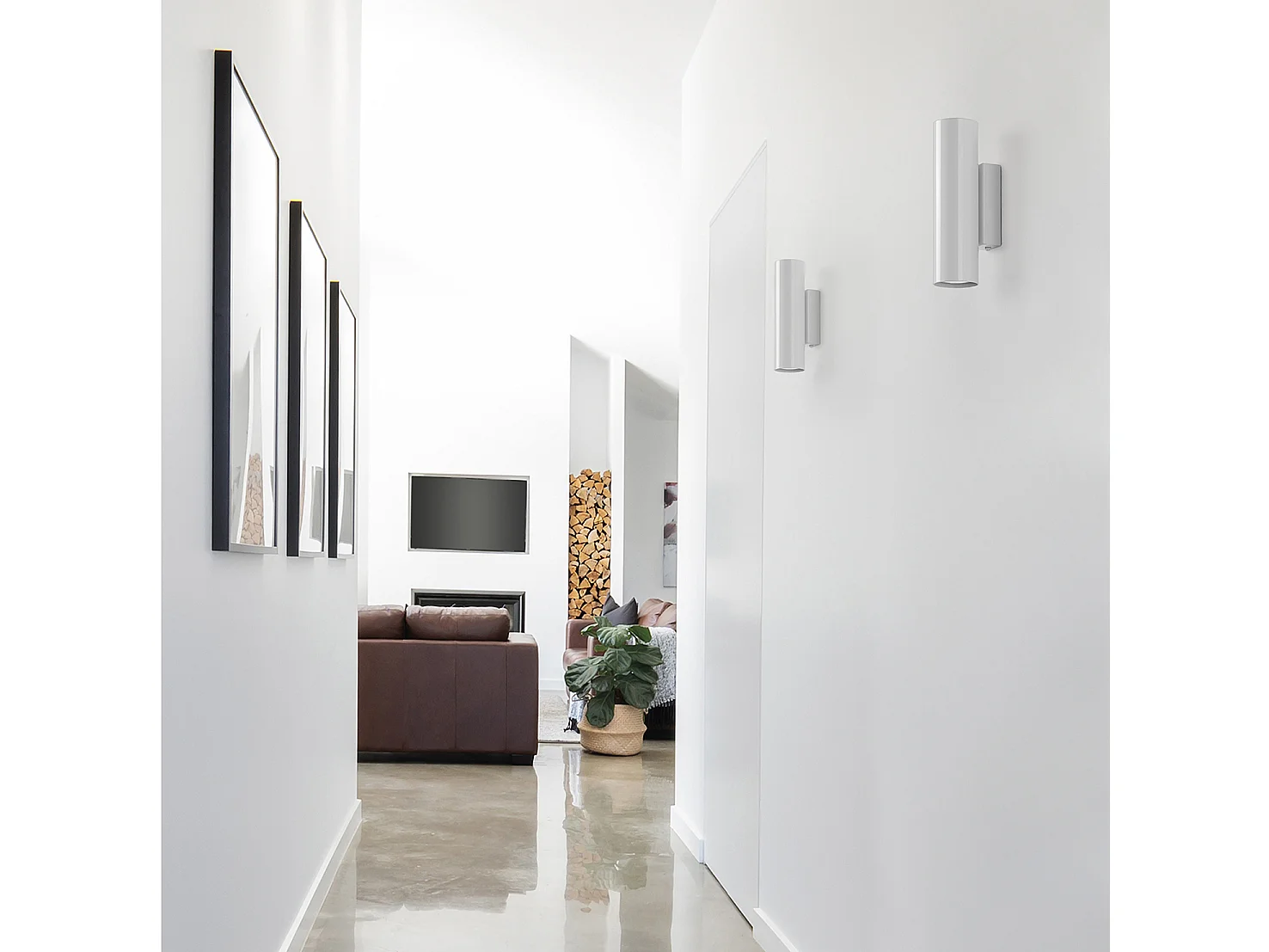 Applique moderne Tania-h 20,2 cm-2x gu10 50w- up&down-acier et or-ip20