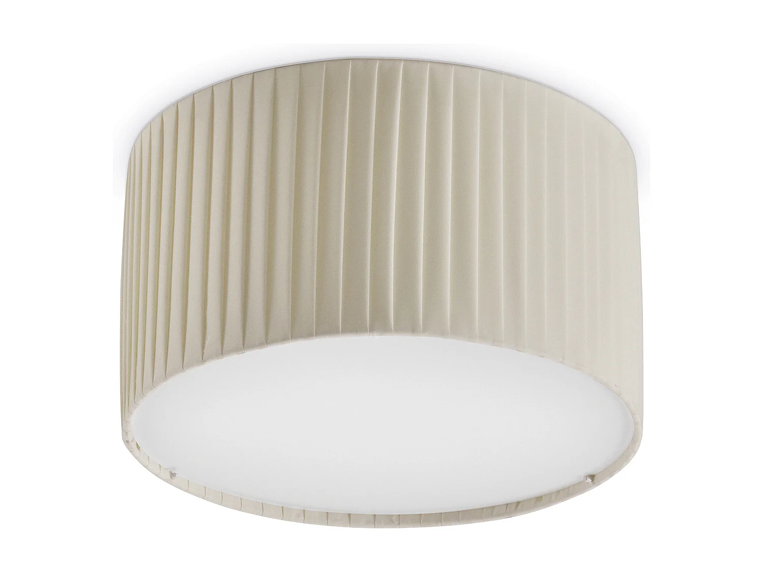 Plafonnier Vorada moderne-d.ø30cm-led cob ac 12w-1030lm,3k- ip20 -acier,beige