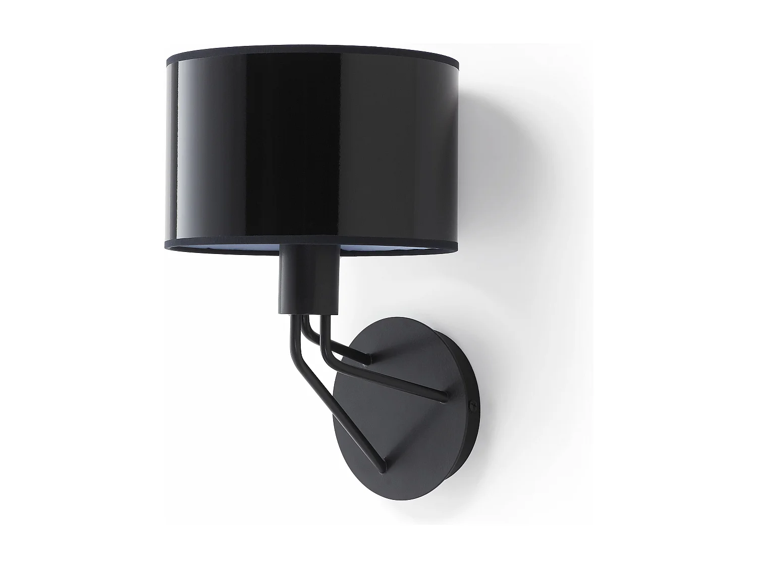 Lampada da tavolo moderna Diagonal-h.28,5cm x d.ø22cm-on&off-e27 13w-acciaio,nero-ip20