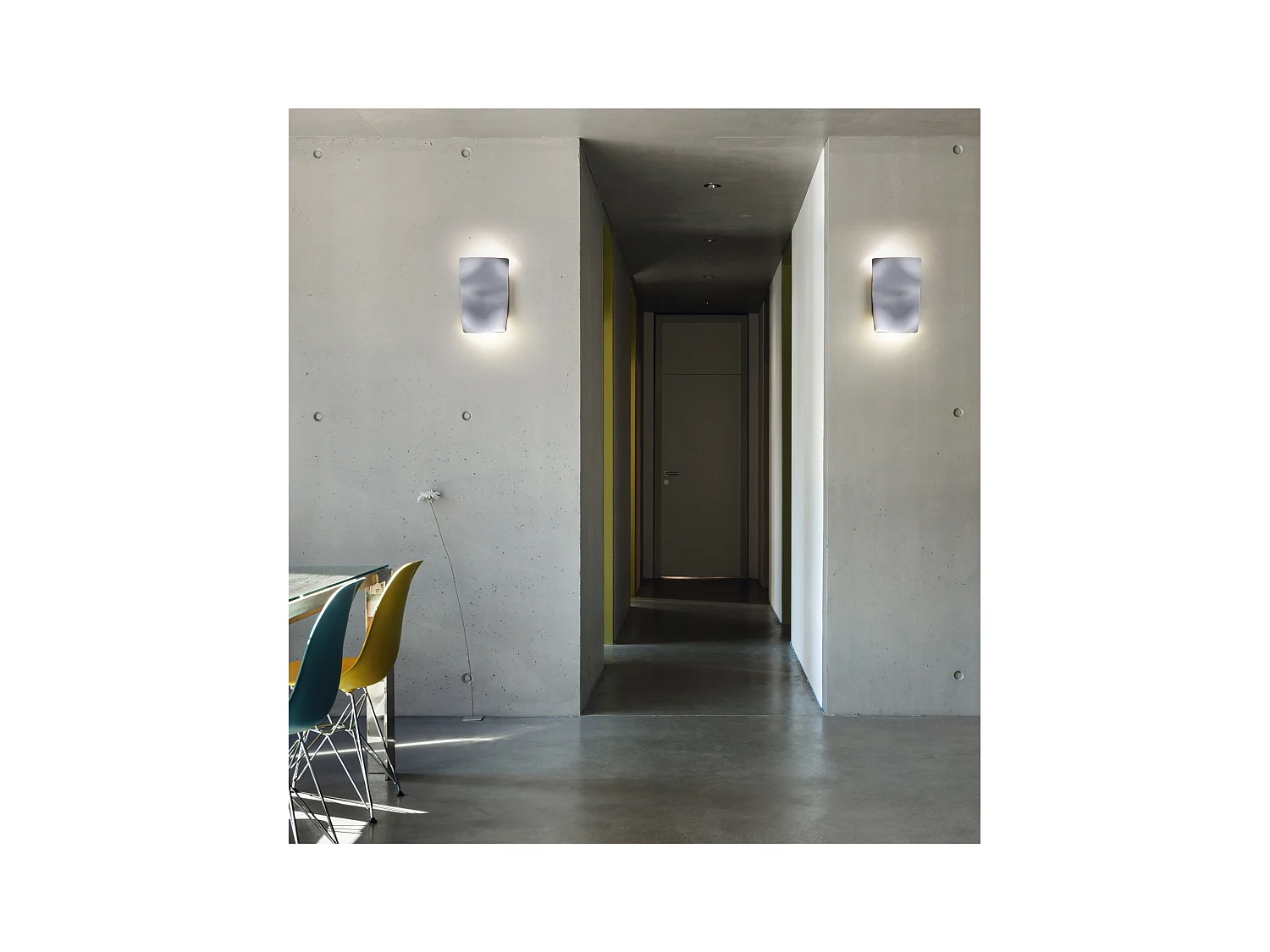 Lampada da parete classica Toliman-interni-bianco-acciaio-6w-3k-ip20