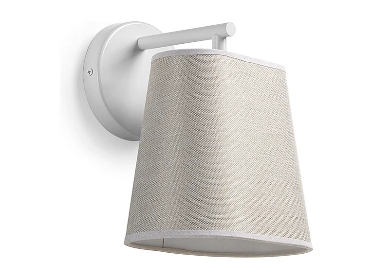 Applique moderne Nemo-acier avec-acier-h25cm x 20-ip20-e27 40w-blanc,marron