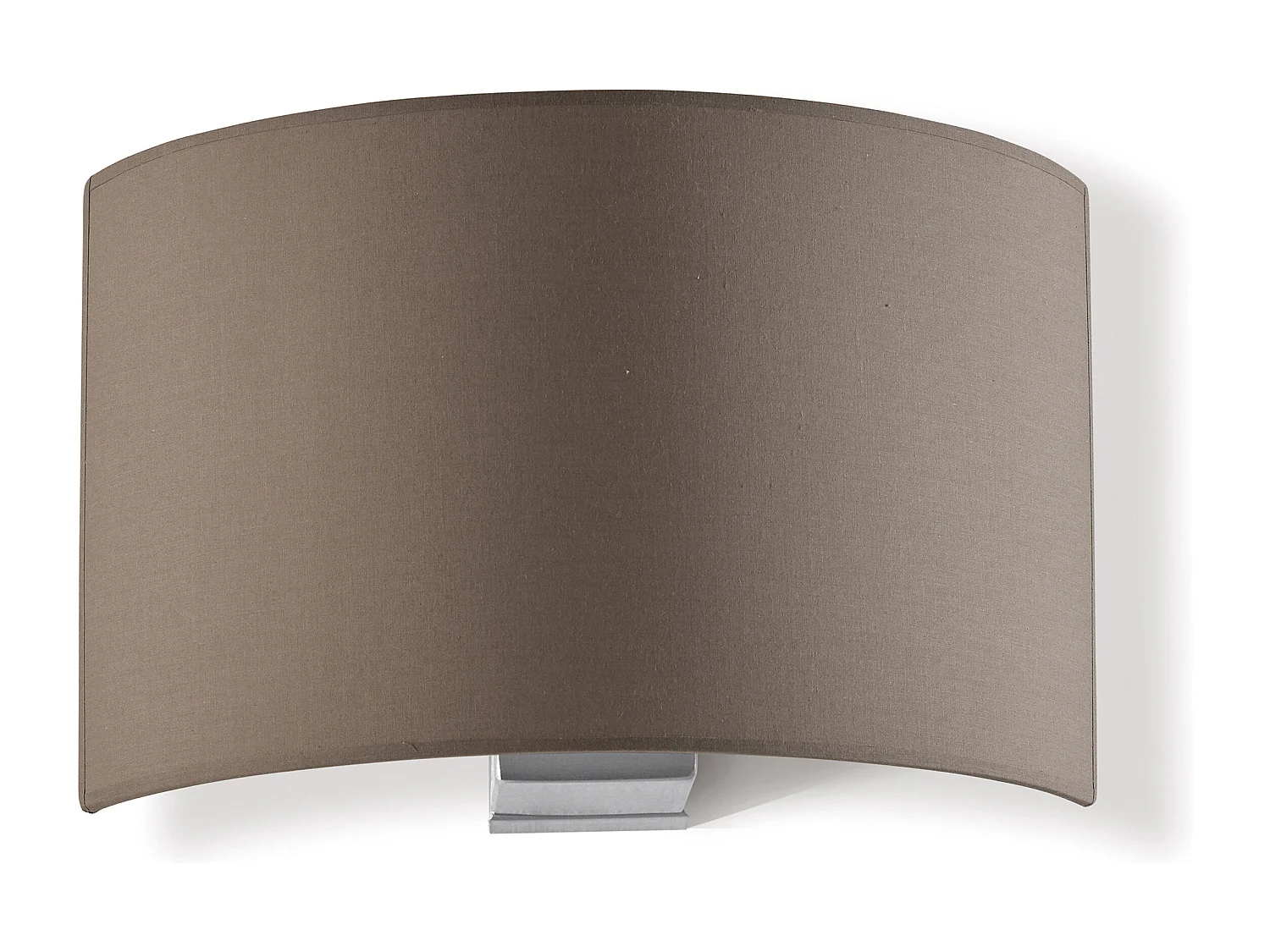 Applique classique Amsterdam-h21cm-acier, nickel-marron-e27 40w-ip20