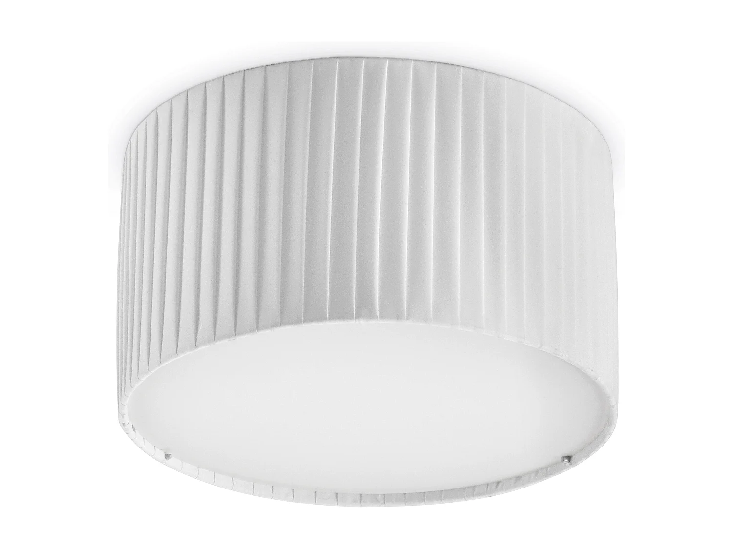 Plafonnier Vorada moderne-d.ø30cm-led cob ac 12w-1030lm, 3k-ip20-acier, blanc