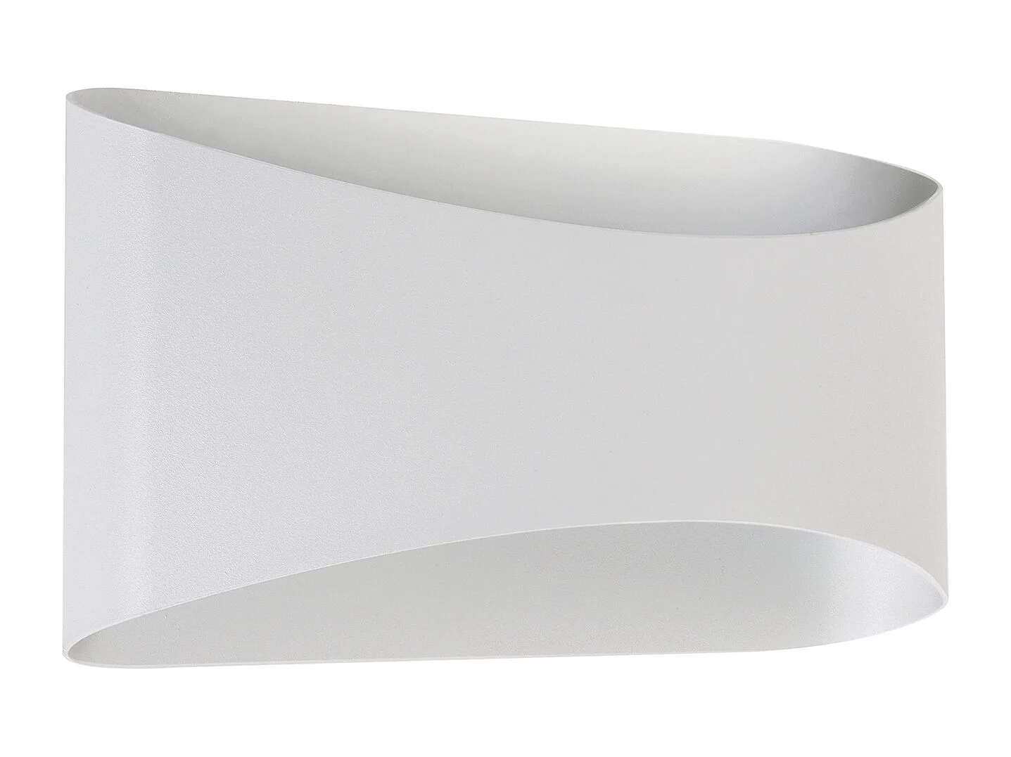 Applique murale moderne Cooper-largeur 24cm-led 9w-850lm et 3k-up&down-acier,blanc