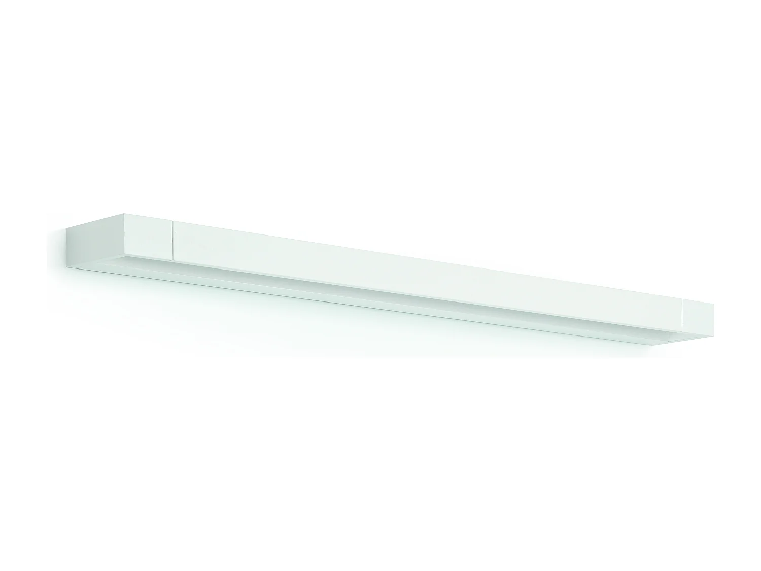 Aplique TILT estilo moderno - L.90 cm - LED SMD 30W - 3745 lm e 4K 270 graus - alumínio e branco - IP44