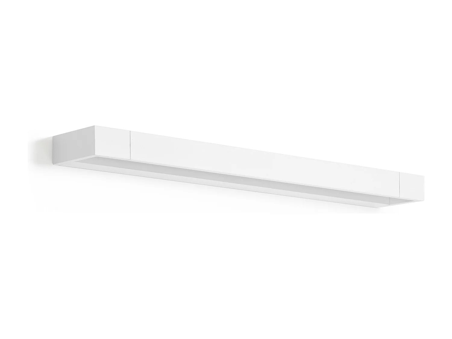 TILT moderne stijl wandlamp - L.60 cm - 18W SMD LED - 2165 lm en 4K 270 graden - aluminium en wit - IP44