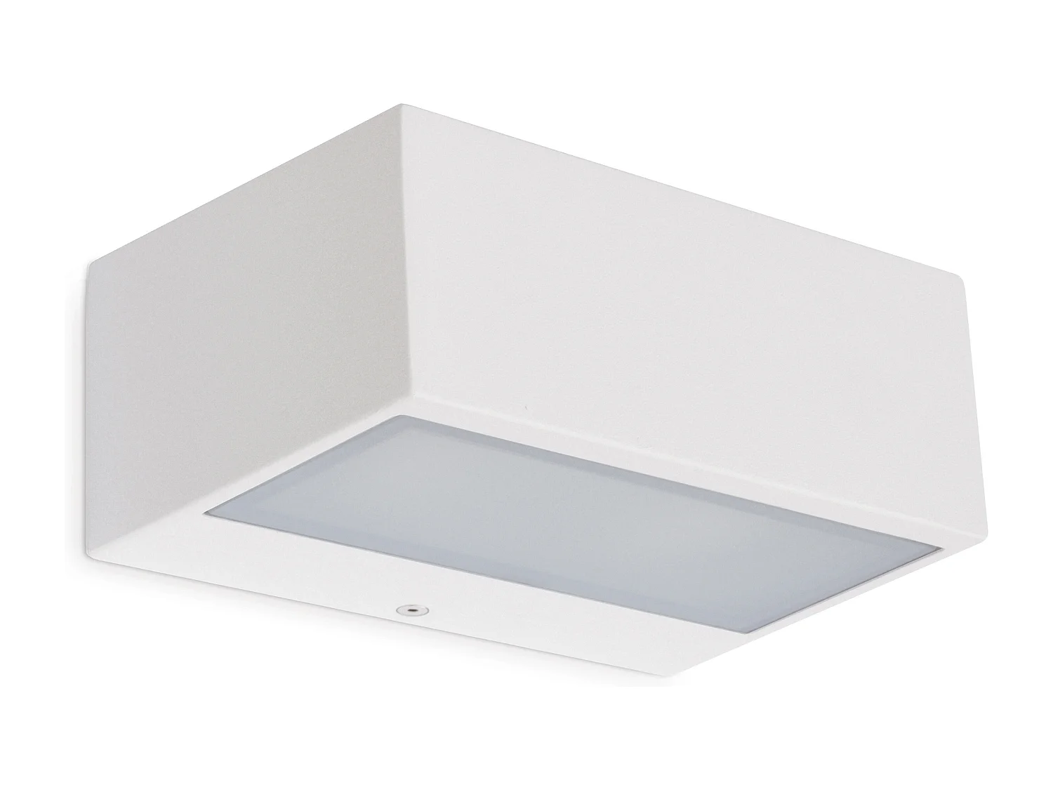 Lampada da parete moderna Iona-l.18cm-led 13w-1200lm e 3k-alluminio, bianco-ip44-up&down