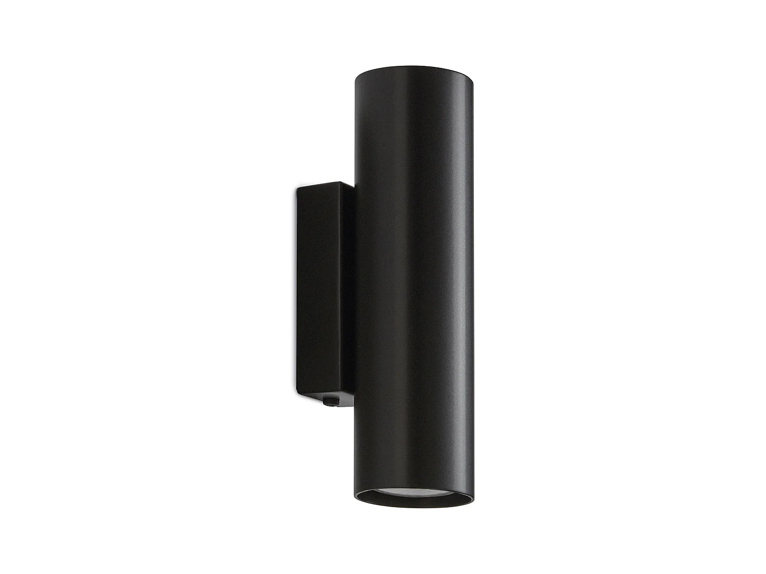 Lampada da parete moderna Tania-h.20,2 cm-2X gu10 50w-up&down-acciaio, nero-ip20
