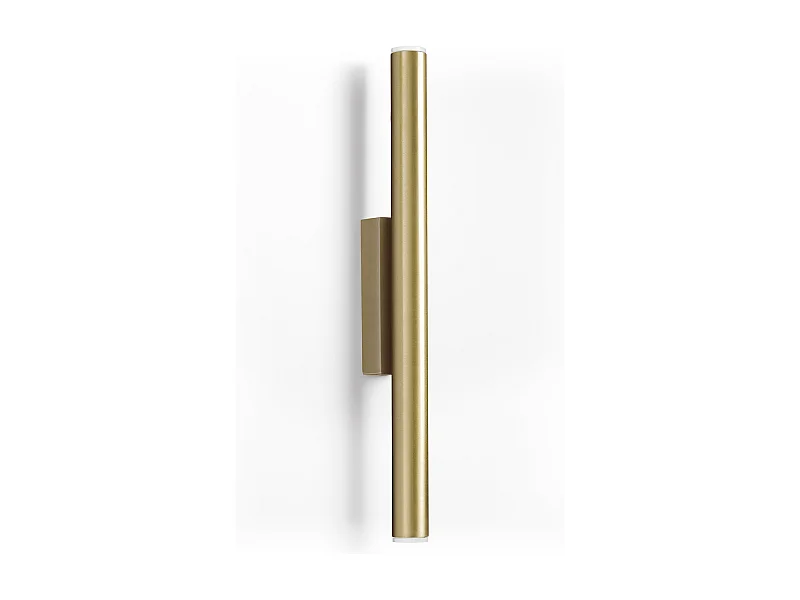 Wandleuchte im modernen Stil TANIA - H 40,8 cm - 2x 4W SMD LED - 400lm und 3K- up&down - Stahl und Gold - IP40