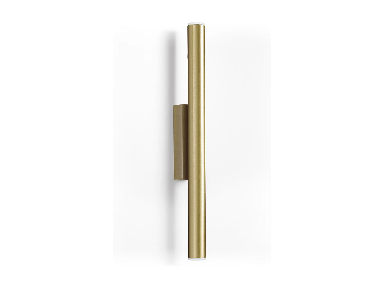 Wandleuchte im modernen Stil TANIA - H 40,8 cm - 2x 4W SMD LED - 400lm und 3K- up&down - Stahl und Gold - IP40