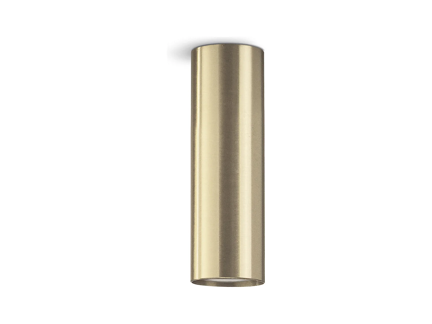 Lampada da soffitto moderna Tania-h.17 cm x d.ø 5,5 cm-gu10 50w-acciaio e-oro-ip20