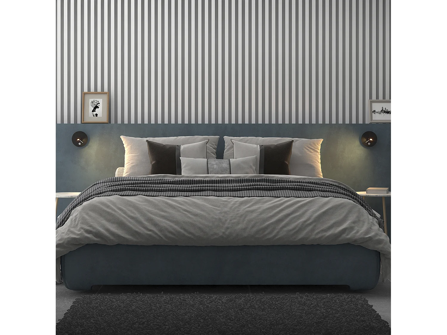 Lampada per lettore da parete per libri-l.25,1cm-led 4w-280lm,3k-dimmerabile-on&off-350º-ip20-alum,ng