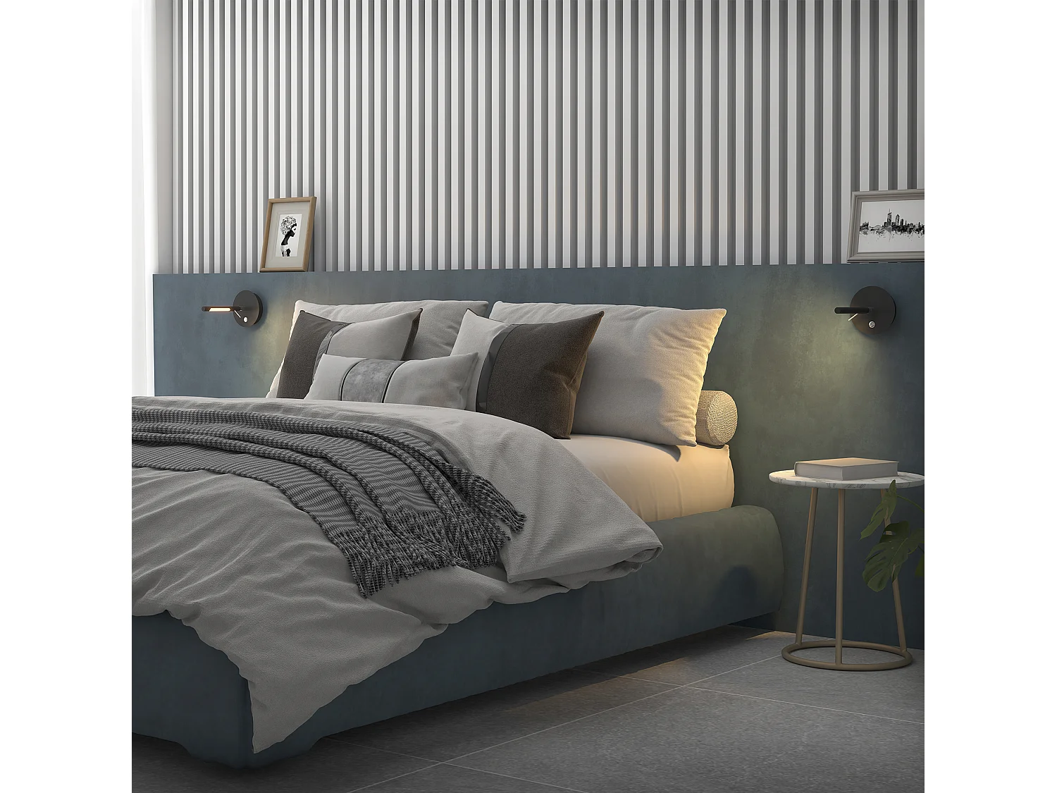 Lampada per lettore da parete per libri-l.25,1cm-led 4w-280lm,3k-dimmerabile-on&off-350º-ip20-alum,ng