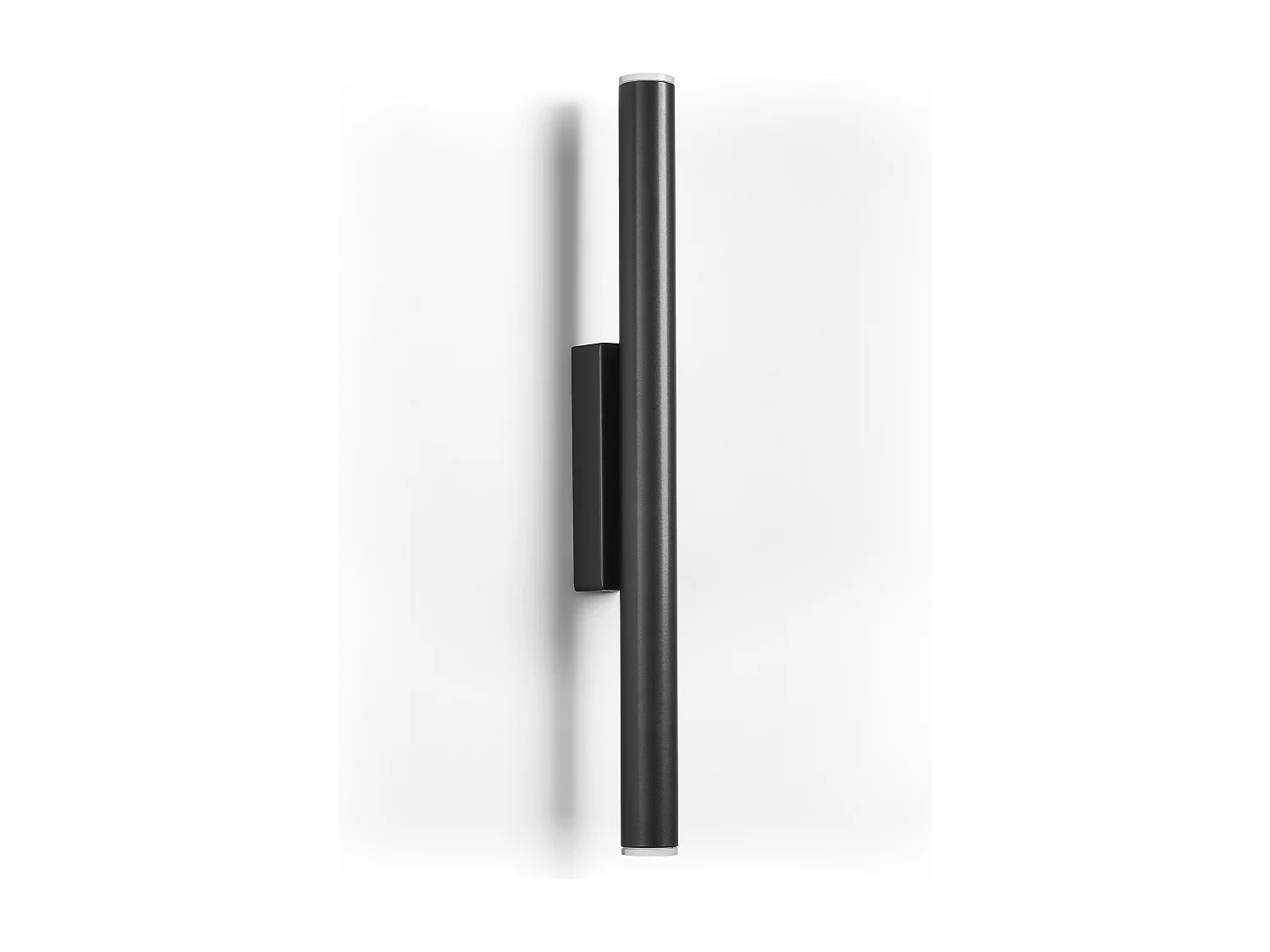 Wandleuchte im modernen Stil TANIA - H 40,8 cm - 2x 4W SMD LED - 400lm und 3K- up&down - Stahl und Schwarz - IP40