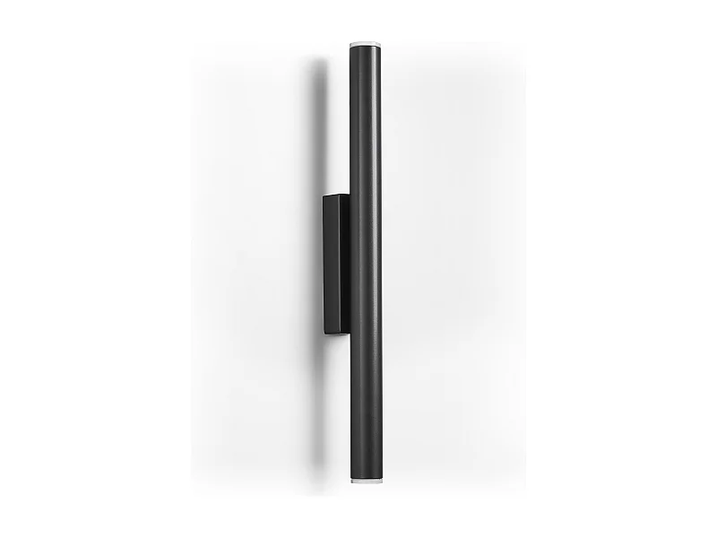 Wandleuchte im modernen Stil TANIA - H 40,8 cm - 2x 4W SMD LED - 400lm und 3K- up&down - Stahl und Schwarz - IP40