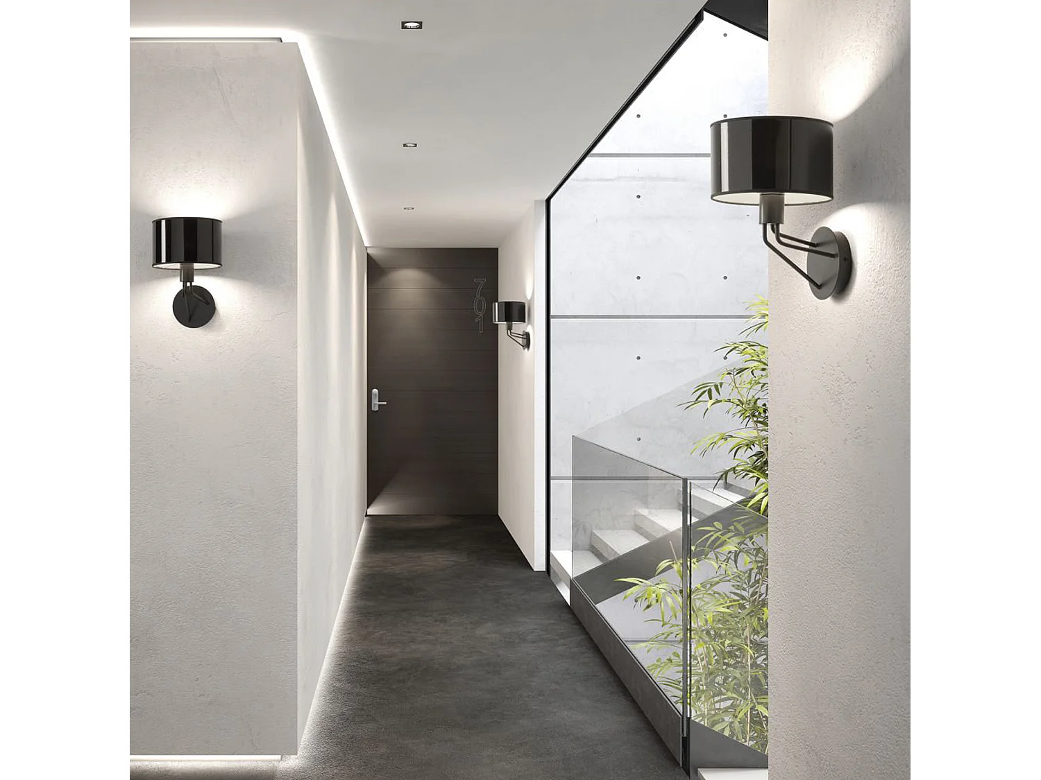 Lampada da tavolo moderna Diagonal-h.28,5cm x d.ø22cm-on&off-e27 13w-acciaio,bianco-ip20