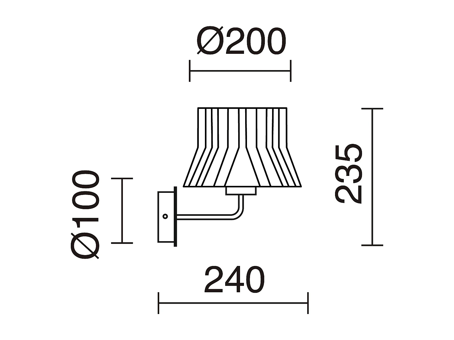 Lampada da parete classica Cora-h.23,5 cm-E27 40w-d.ø20 cm-acciaio,bianco-ip20