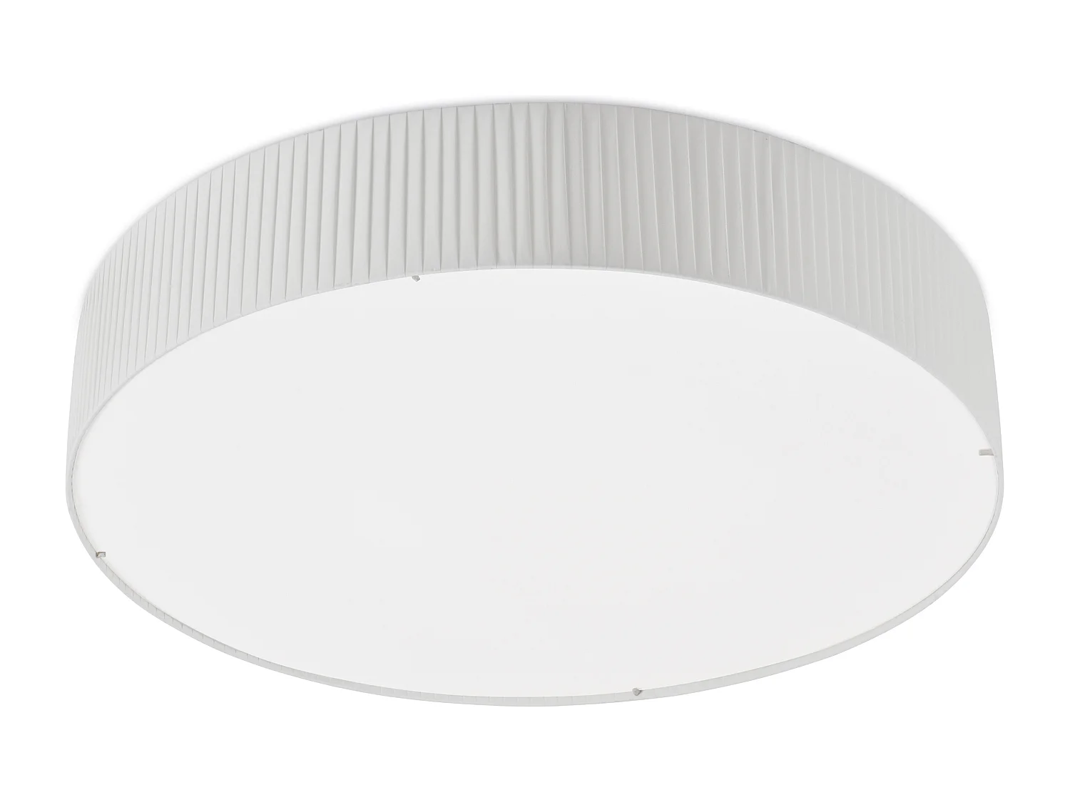 Plafonnier Vorada moderne-d.ø90cm-led cob ac 29w-4000lm,3k- ip20 -acier,blanc