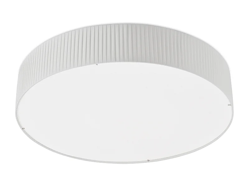 Plafonnier Vorada moderne-d.ø90cm-led cob ac 29w-4000lm,3k- ip20 -acier,blanc