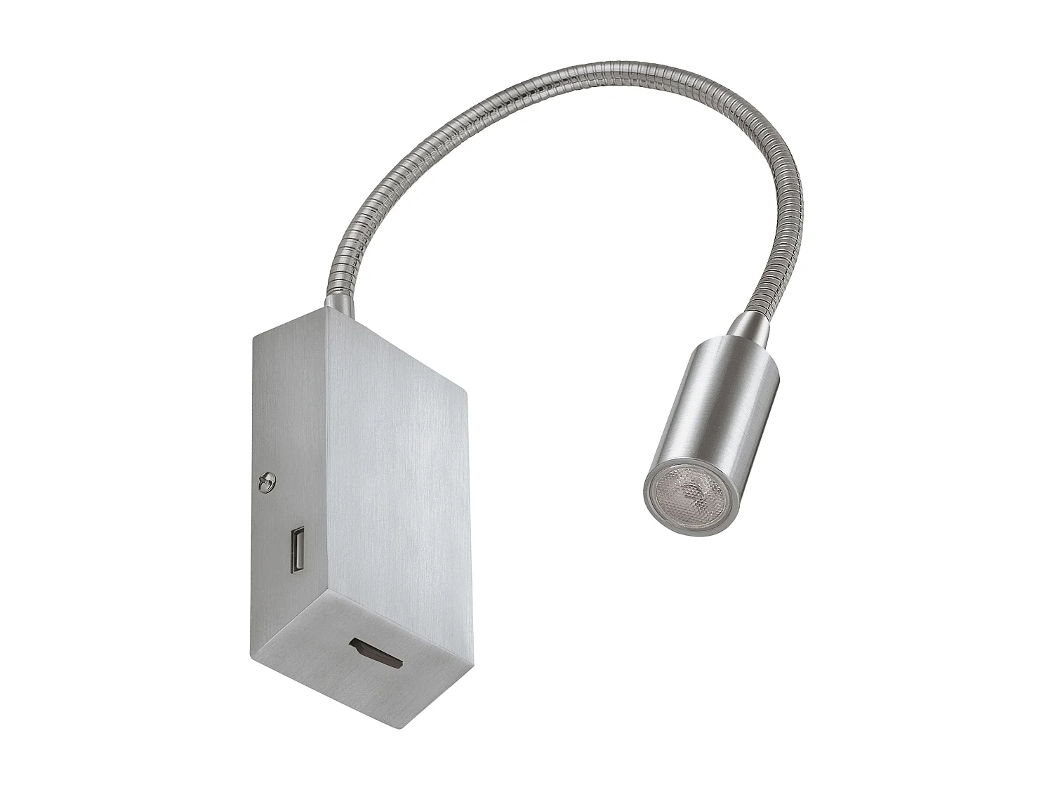 Lampe de lecture murale classique Leiden-led 3w-240lm,3k-35-360º-on&off-ip20-acier,or mat