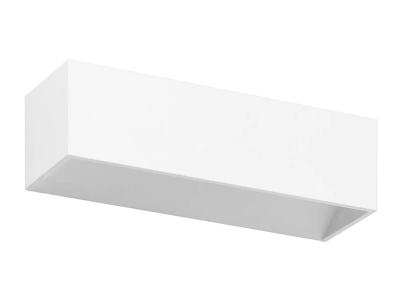 RETT Wandleuchte im modernen Stil – Länge 25 cm – LED SMD 8 W – 790 lm – 3 K – Up&Down – Aluminium – Weiß – IP20