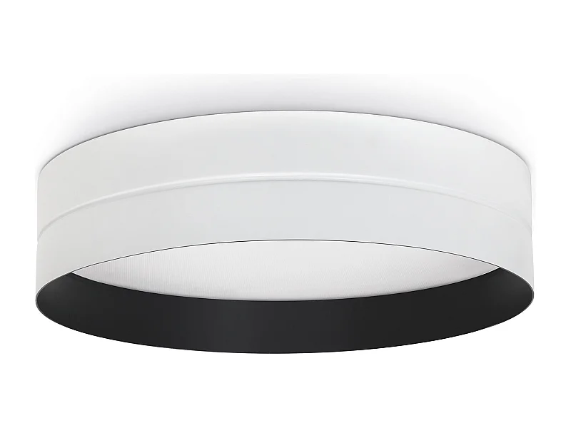 Plafonnier Vorada moderne-d.ø30cm-cob led 12w-1030lm,3k-ip20-acier plissé,beige