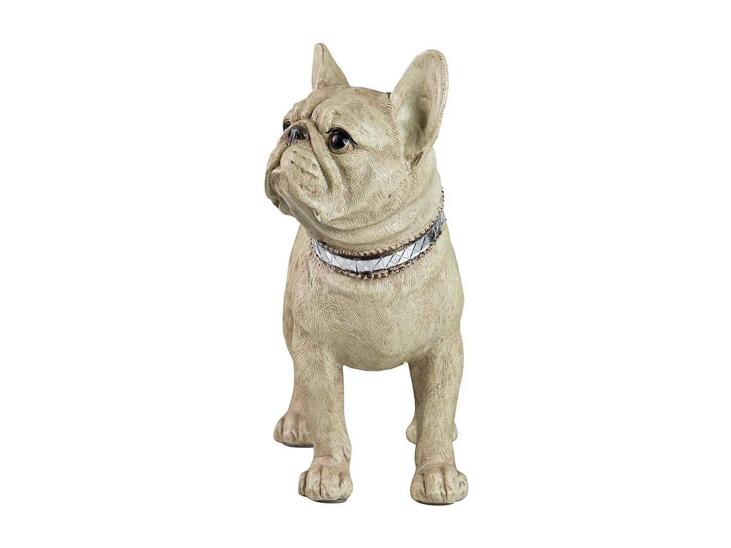 Figura Perro Bulldog Frances Resina 33x16x30 Cm