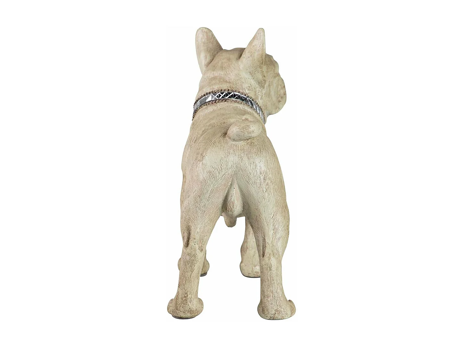 Figura Perro Bulldog Frances Resina 33x16x30 Cm