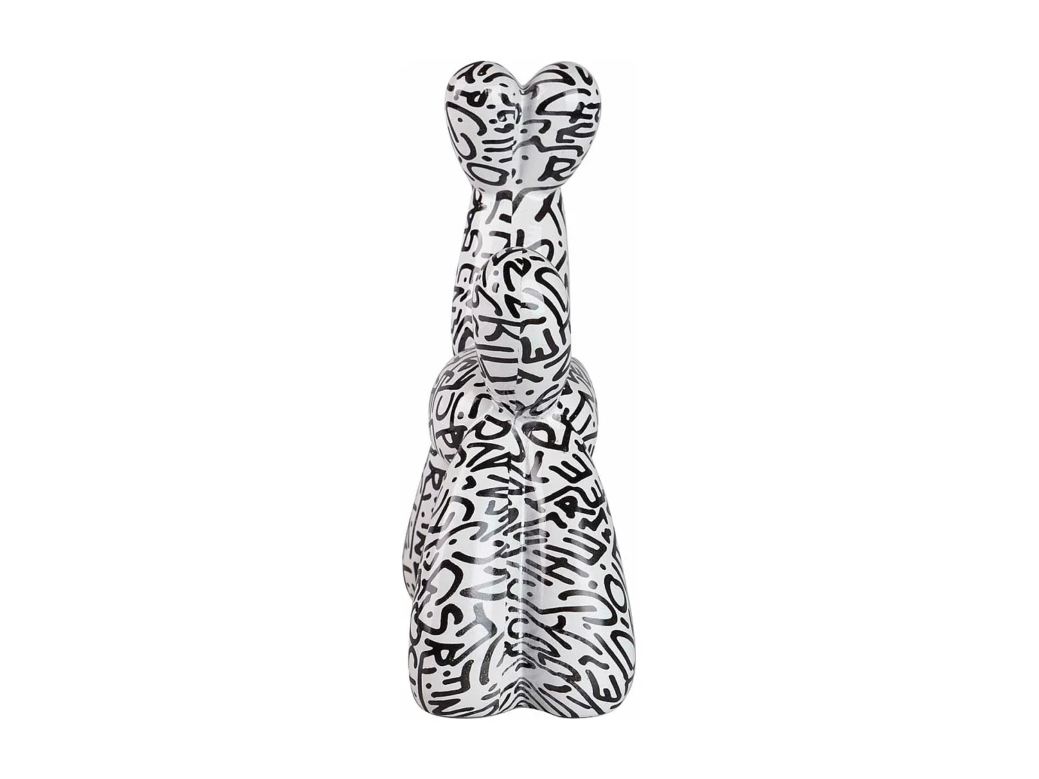 Figura Perro Globo Resina 28x11x27 Cm