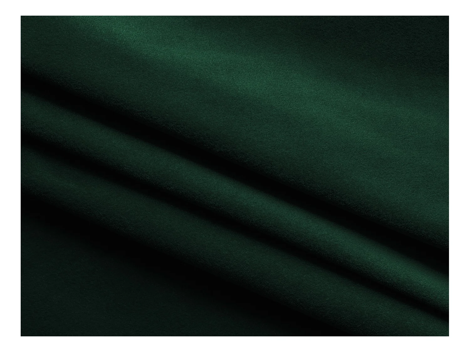 Canapé d'angle panoramique convertible en velours - bouteille verte - KAPUA