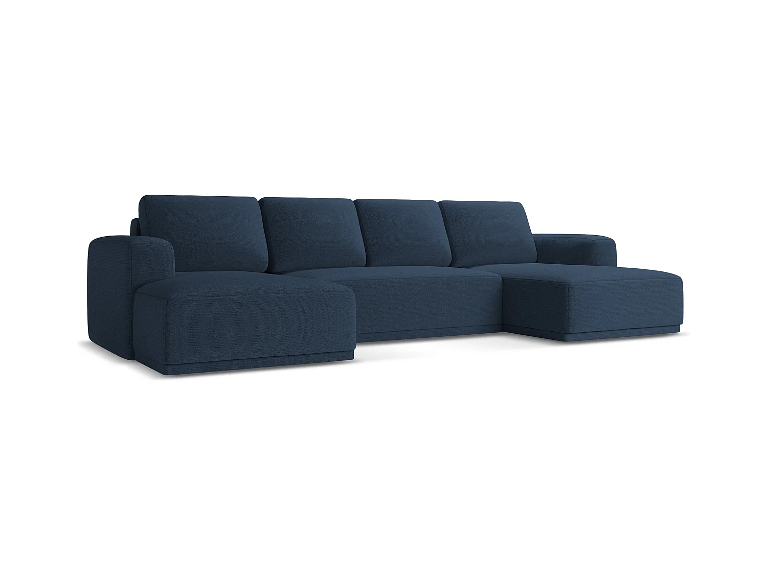 Große Wohnlandschaft - Ecke Rechts - Chenille - Königsblau - KAILA