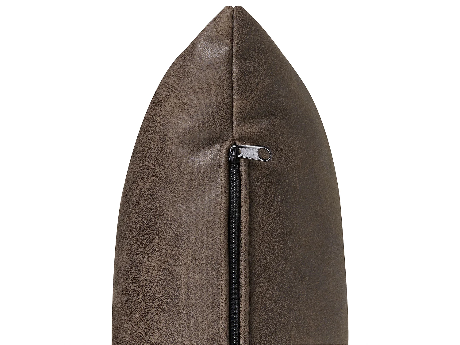 Divano MALMOS Pelle sintetica Marrone scuro 2 posti