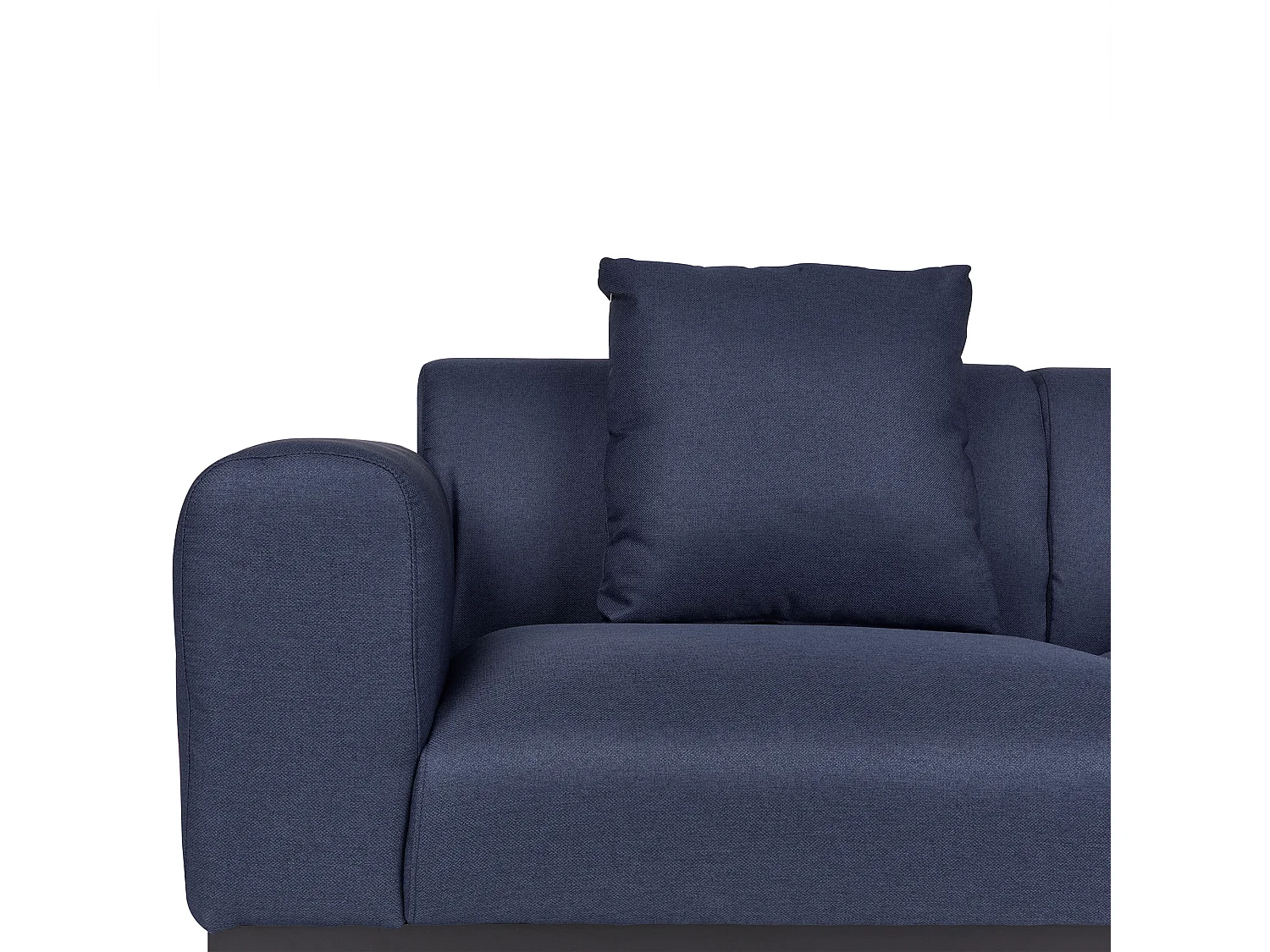 Divano MALMOS Lino sintetico Blu scuro 2 posti