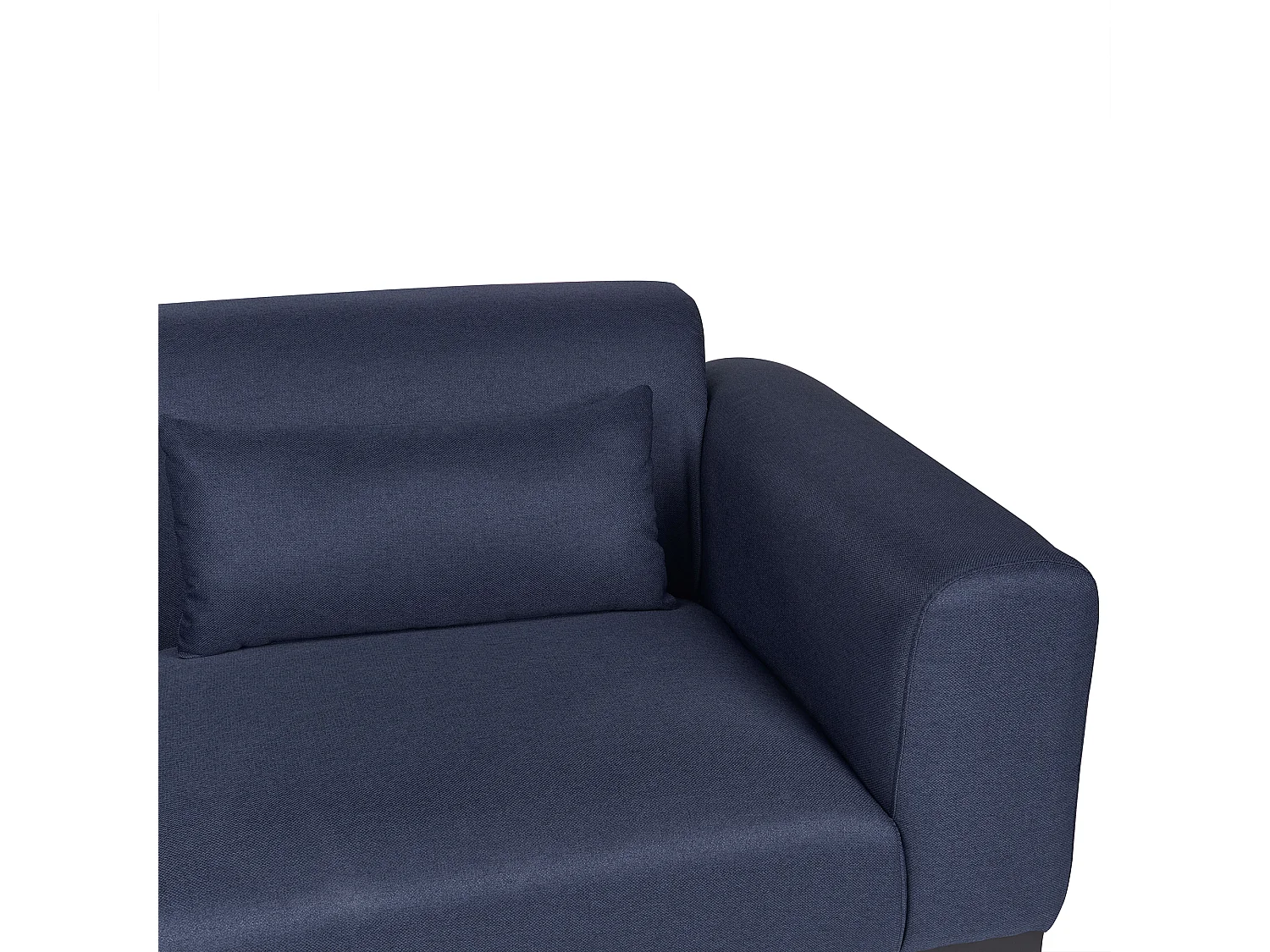 Divano MALMOS Lino sintetico Blu scuro 2 posti