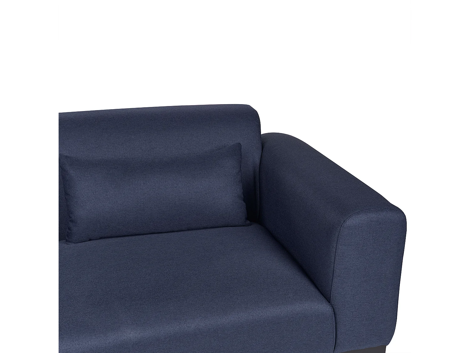 Canapé 2 places MALMOS Lin synthétique Bleu foncé