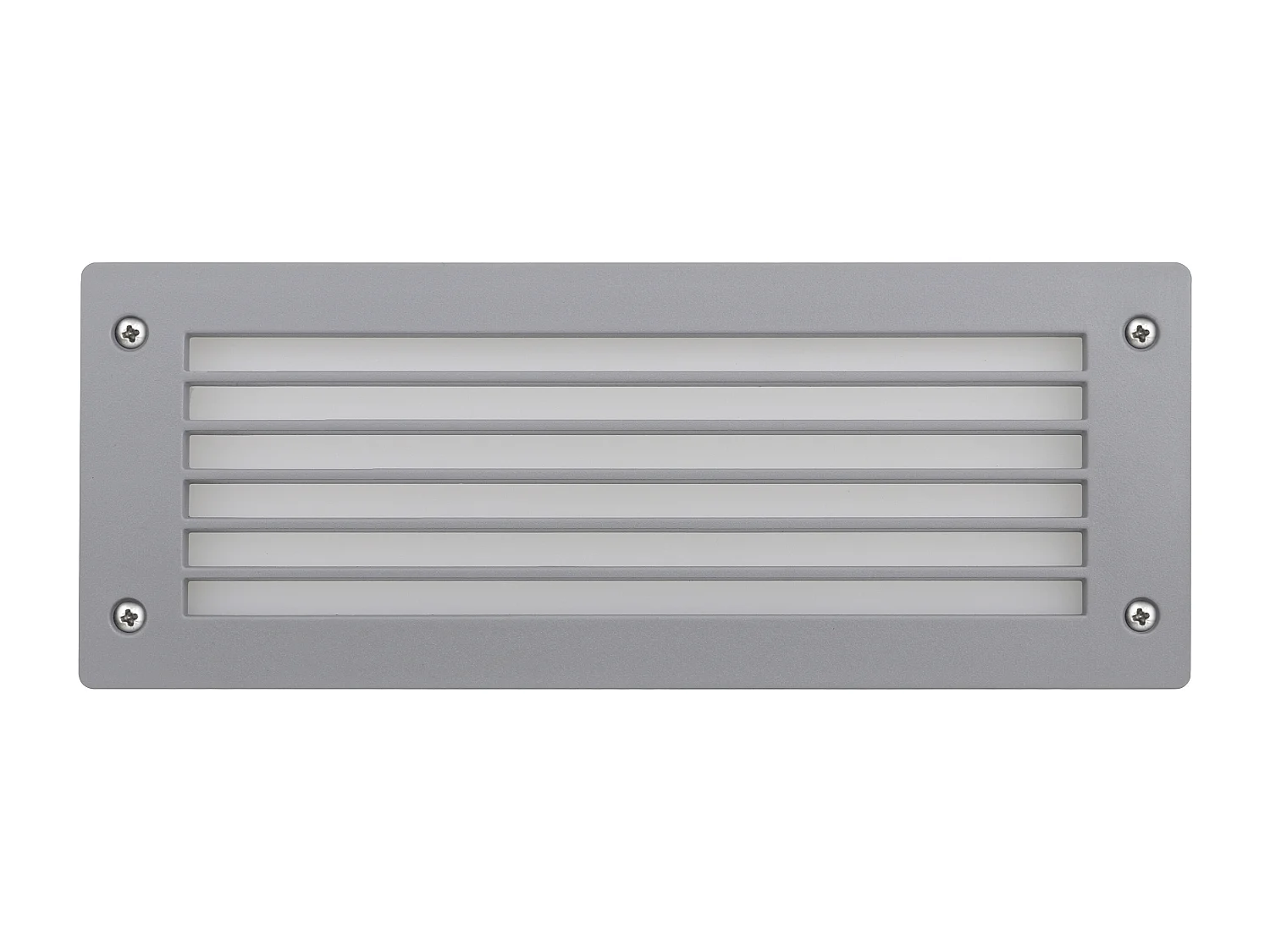 DEVON exterior embutido estilo moderno e versátil - L. 29.3 - retangular com grelha - 2x Gx53 LED T2 3W - resina - K select - ip66 - resina e cinzento