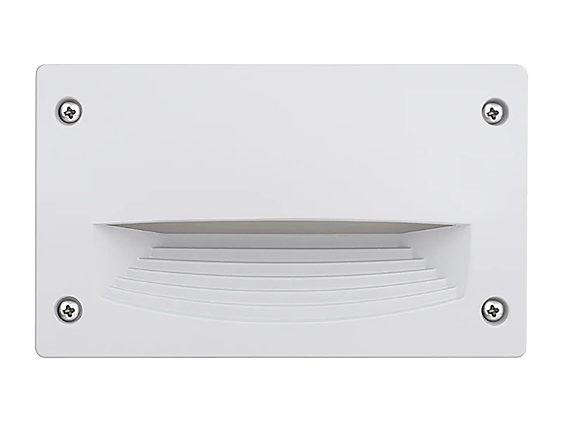 Empotrable exterior DEVON estilo moderno y versátil - L.18,8 cm-rectangular - Gx53 LED T2 3W - resina - K select - ip66 - resina y blanco