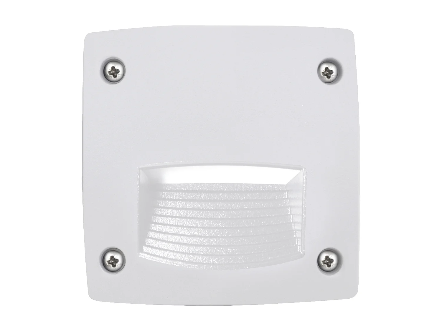 Empotrable exterior DEVON estilo moderno y versátil - L. 29,3 -rectangular - Gx53 LED T2 3W - resina - K select - ip66 - resina y blanco