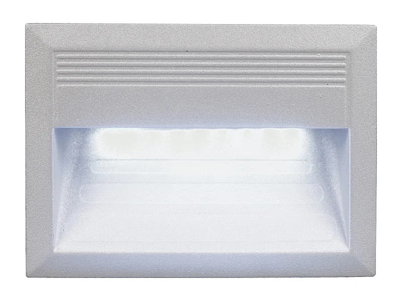 Luminaire encastrable exterieur DALI classic-h 13,5 cm-LED 1,8w-aluminium-ip65-gris