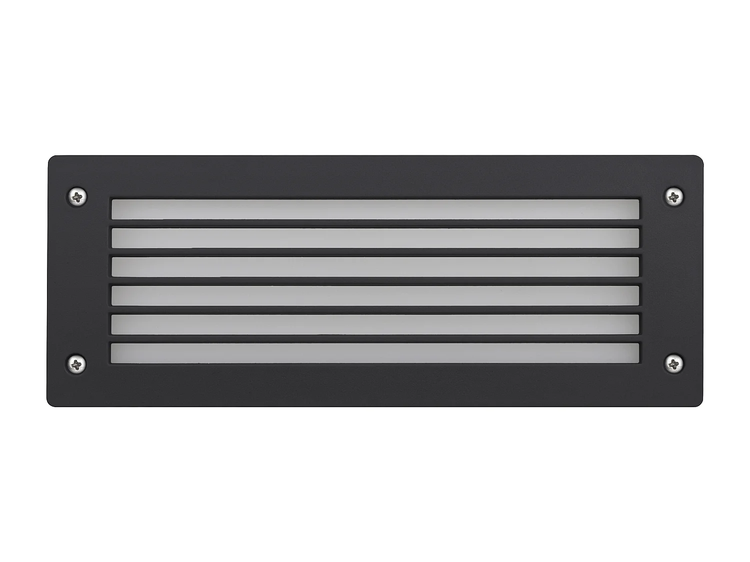 Faretto da incasso per esterno Devon-l.29.3-rettangolare-2x gx53 led t2 3w-k select-ip66-resina,nero