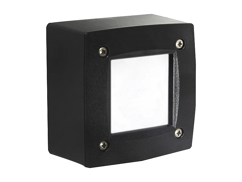 Luminaire encastrable exterieur Devon -L.12cm-carre-gx53 led t2 3w-K select-ip66-resine,ng