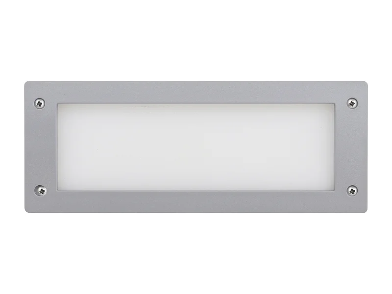Luminaire encastrable exterieur Devon-L.29,3cm-rectangulaire-2x gx53 led t2 3w-résine-k select-ip66-gris