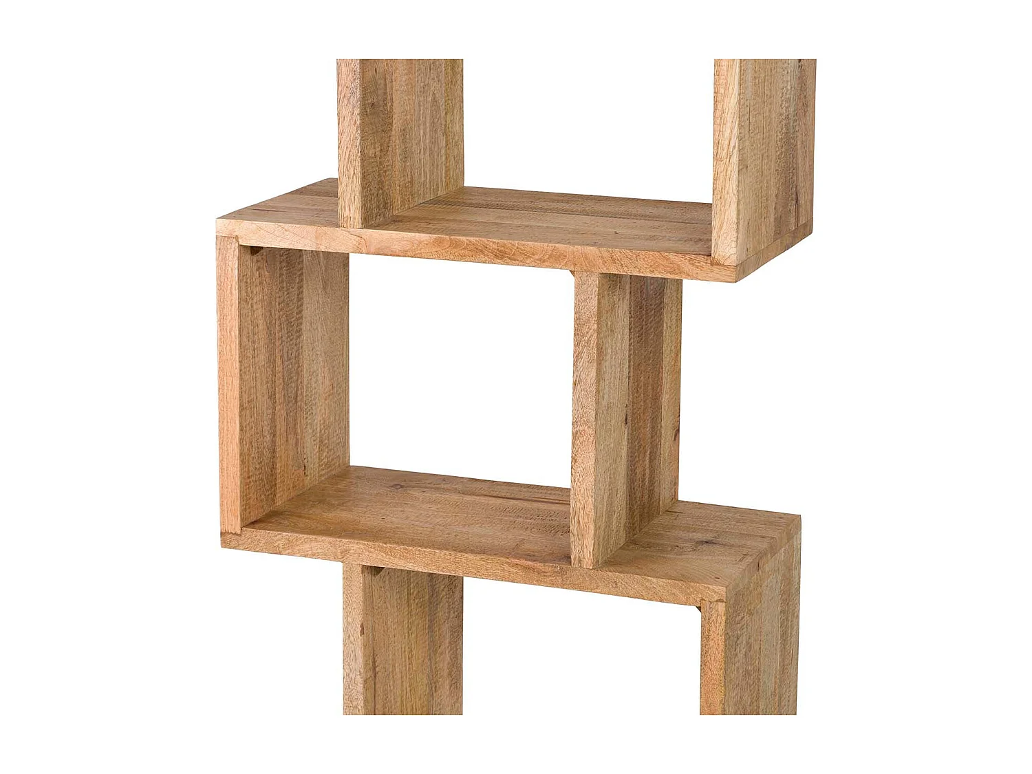 Librero Madera Mango Marron Solara 60x30x180 Cm