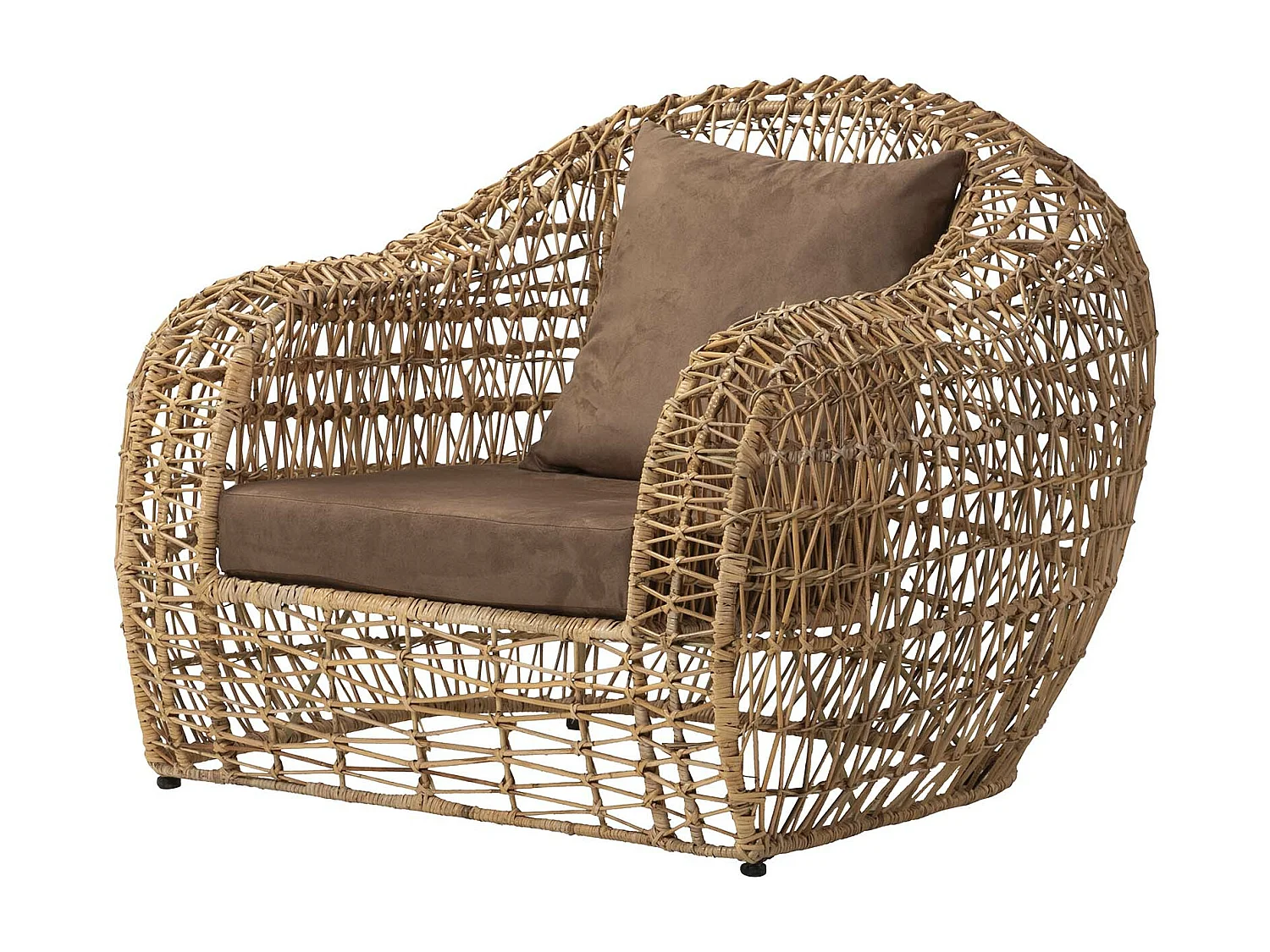 Butaca Mimbre Natural 120x110x90 Cm