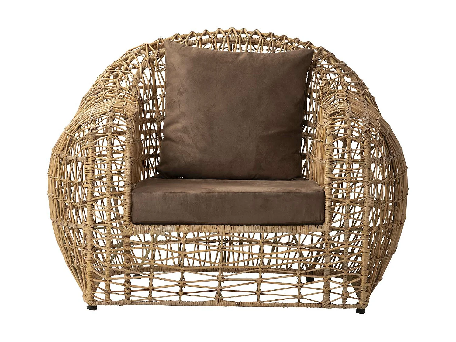 Butaca Mimbre Natural 120x110x90 Cm