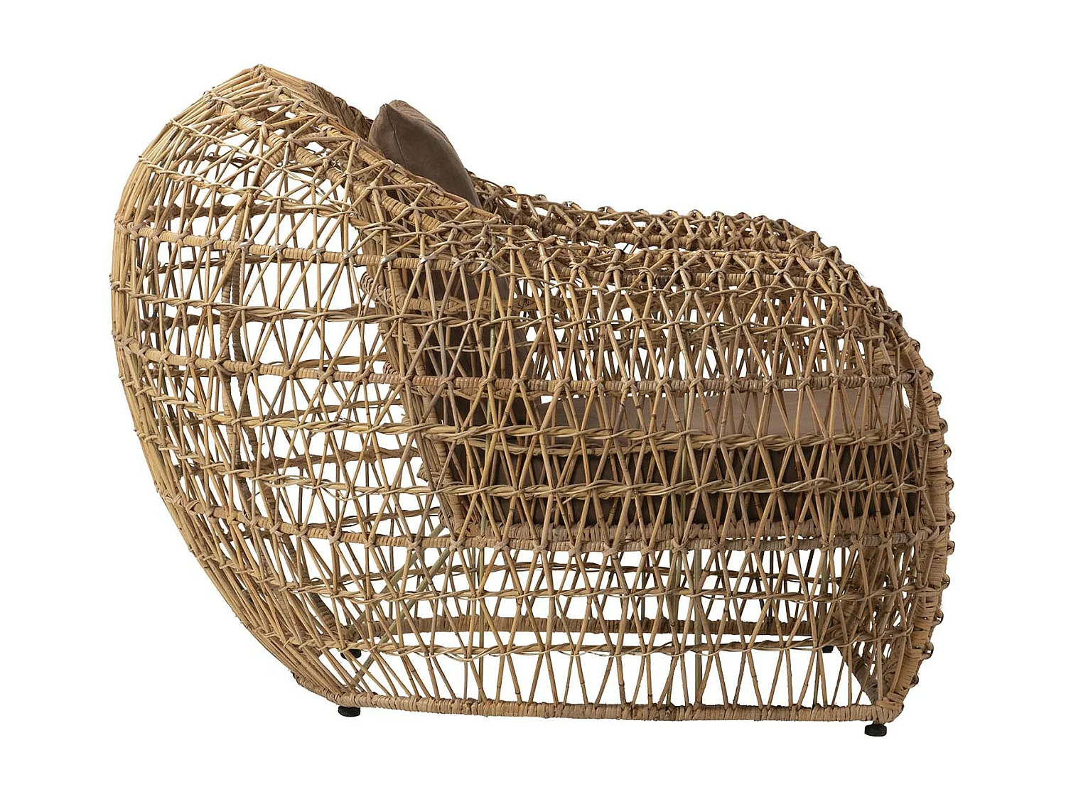 Butaca Mimbre Natural 120x110x90 Cm